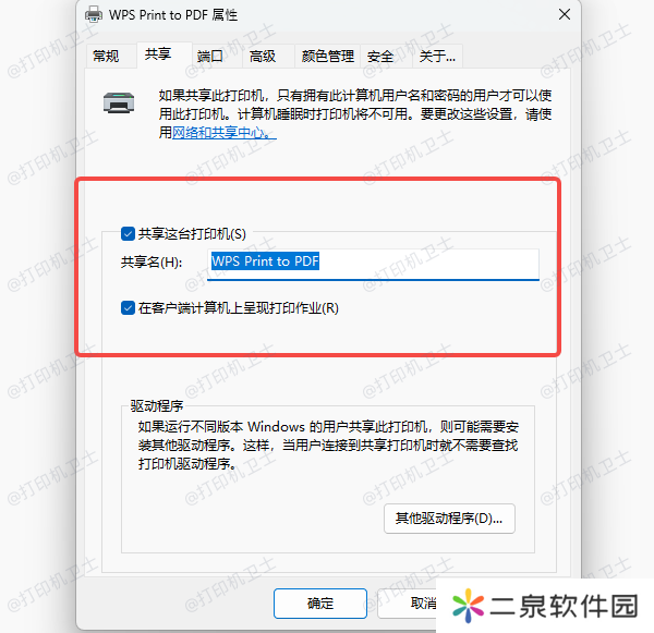 检查共享权限