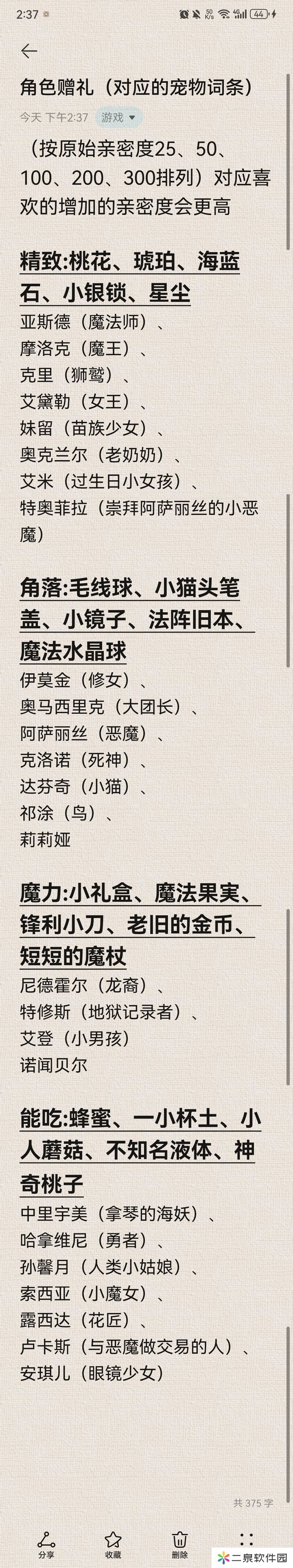 非日常邂逅故事角色好感度攻略